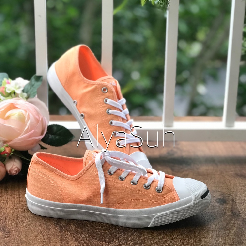 NWT Converse JP Open Textile Orange🍊Fog W AUTHENT - Picture 1 of 8